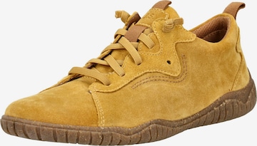 Chaussure de sport à lacets JOSEF SEIBEL en jaune : devant