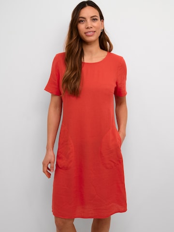 Kaffe Φόρεμα 'Milia' σε κόκκινο: μπροστά