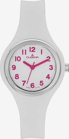 DUGENA Analog Watch in White: front