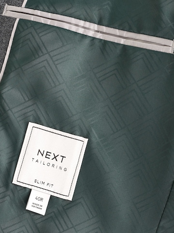 Next Slim fit Kavaj i grå