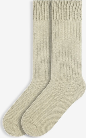 Von Jungfeld Socken 'Merino' in Beige: Vorderseite