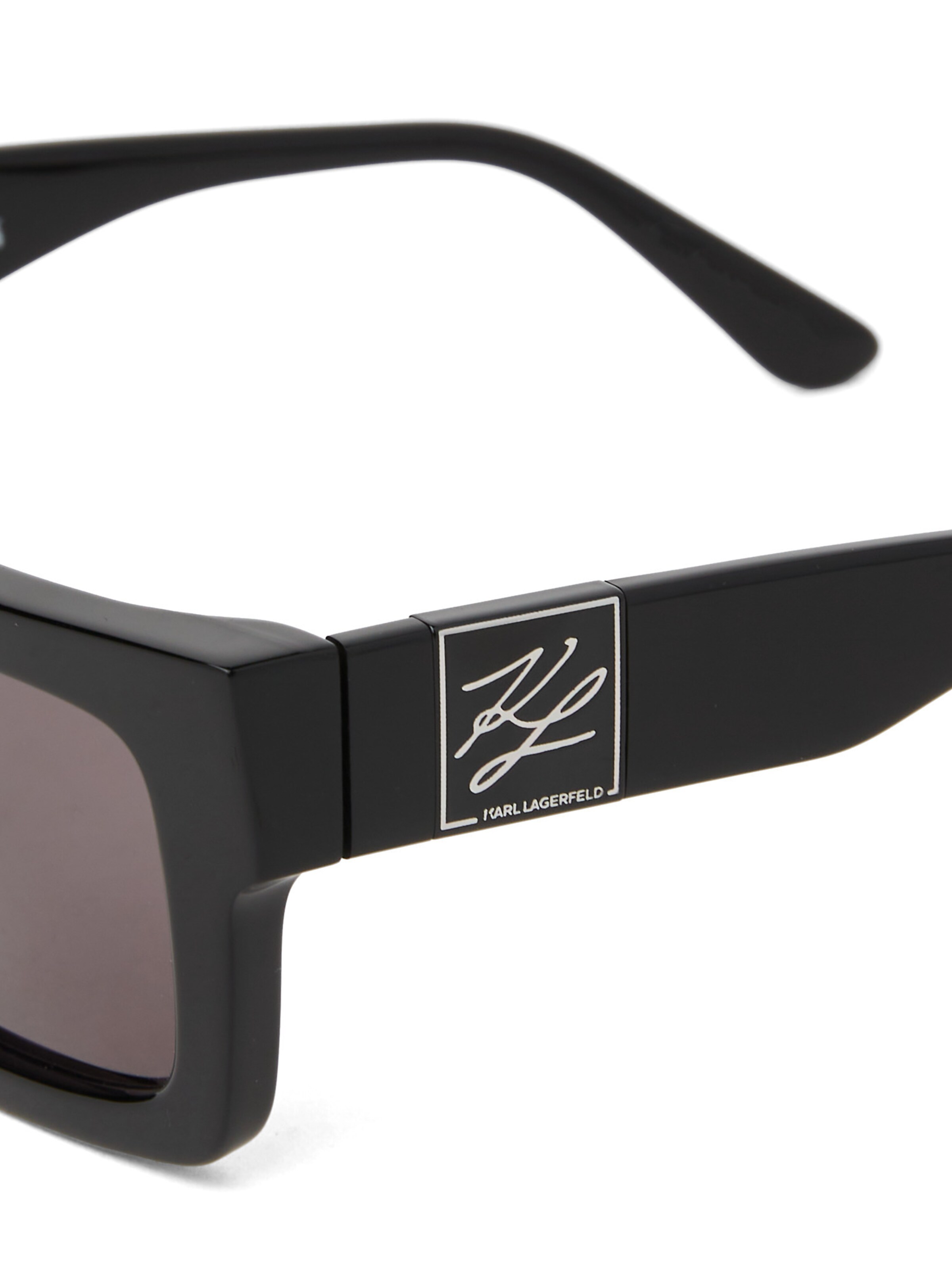 Lunettes de soleil ' SONNENBRILLE MIT AUSGESCHNITTENER KARL SIGNATUR ' Karl Lagerfeld en noir