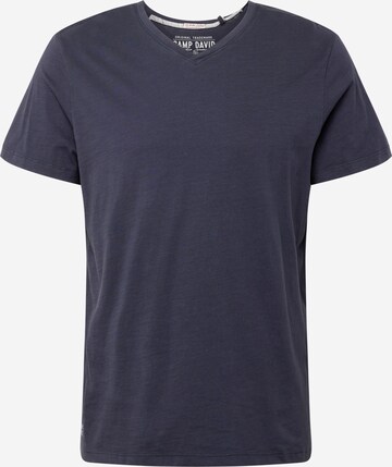 T-Shirt CAMP DAVID en bleu : devant