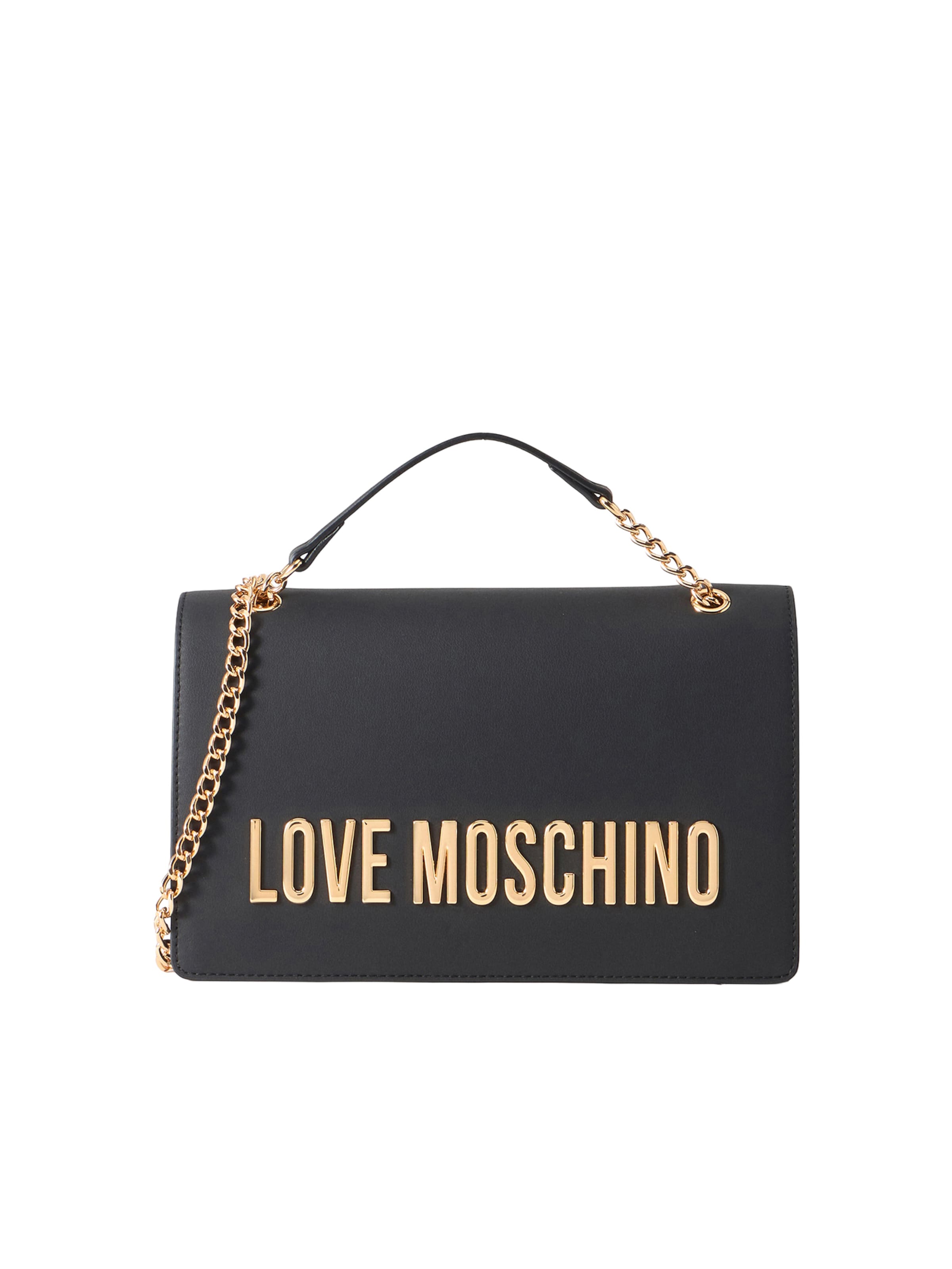 Love Moschino Crossbody Bag in Black: front