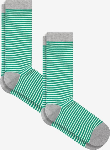 Albero Natur Socken in Grün: Vorderseite