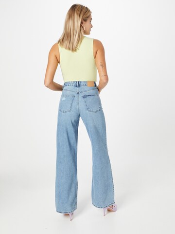 Tally Weijl Wide Leg Jeans i blå