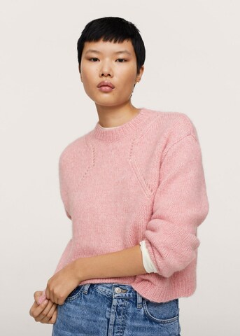 Pull-over 'arica' MANGO en rose : devant
