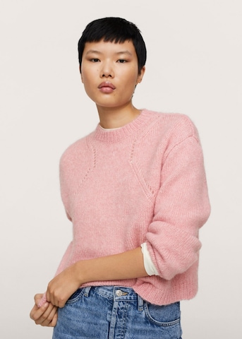 Pullover 'arica' di MANGO in rosa: frontale