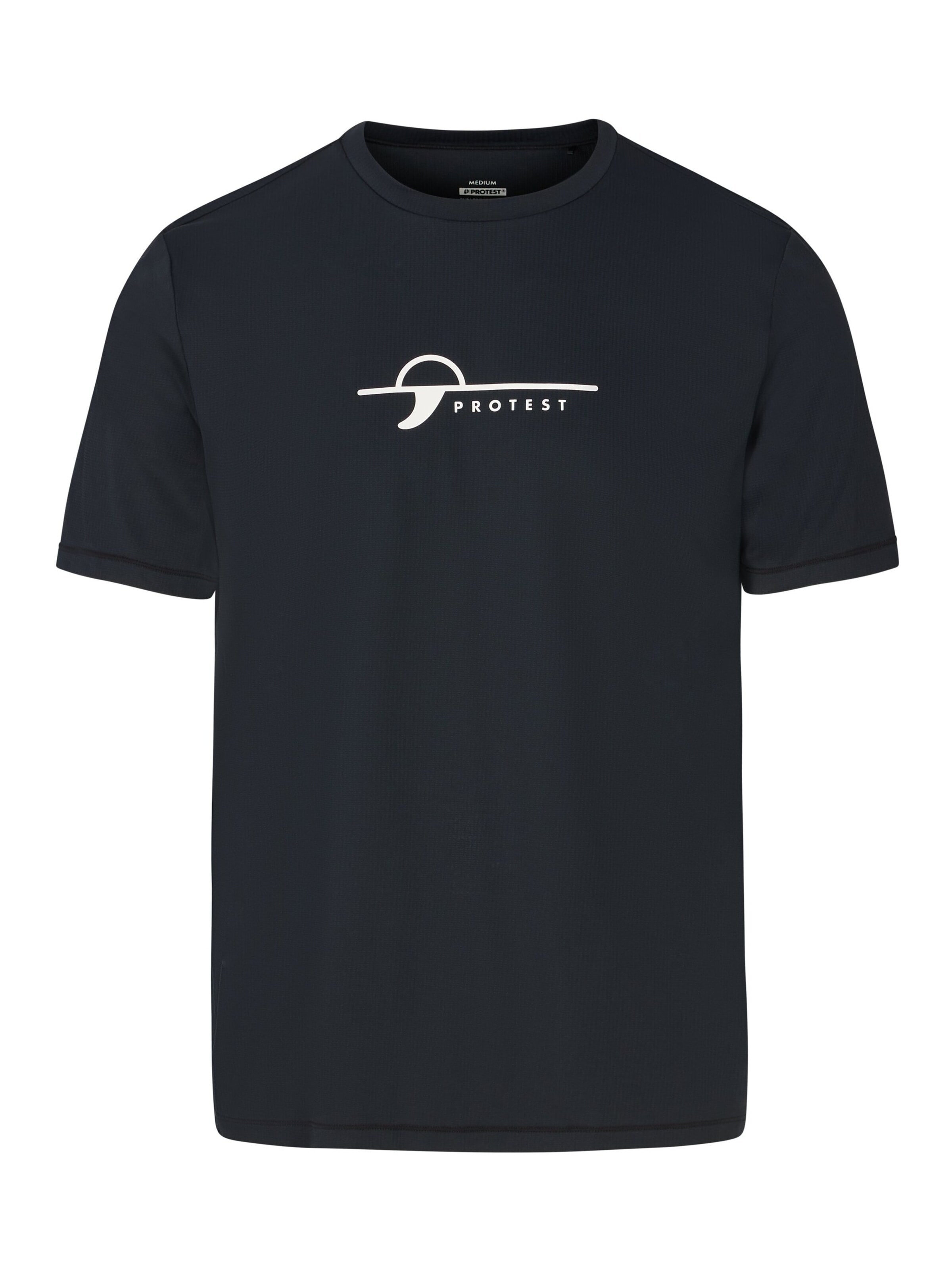 PROTEST Funktionsshirt 'PRTCore'‌‌‌‌‌‌‌‌ in Schwarz: Vorderseite