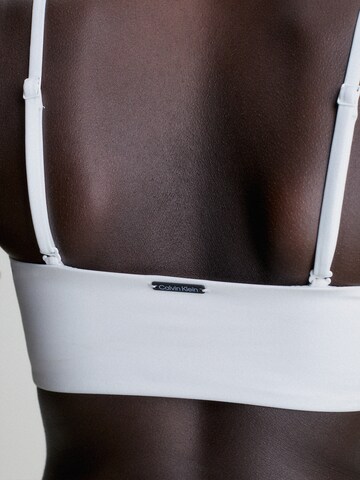 Calvin Klein Swimwear Bandeau Bikinitop in Weiß