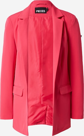 PIECES Blazer 'PCBOZZY' in Pink: front