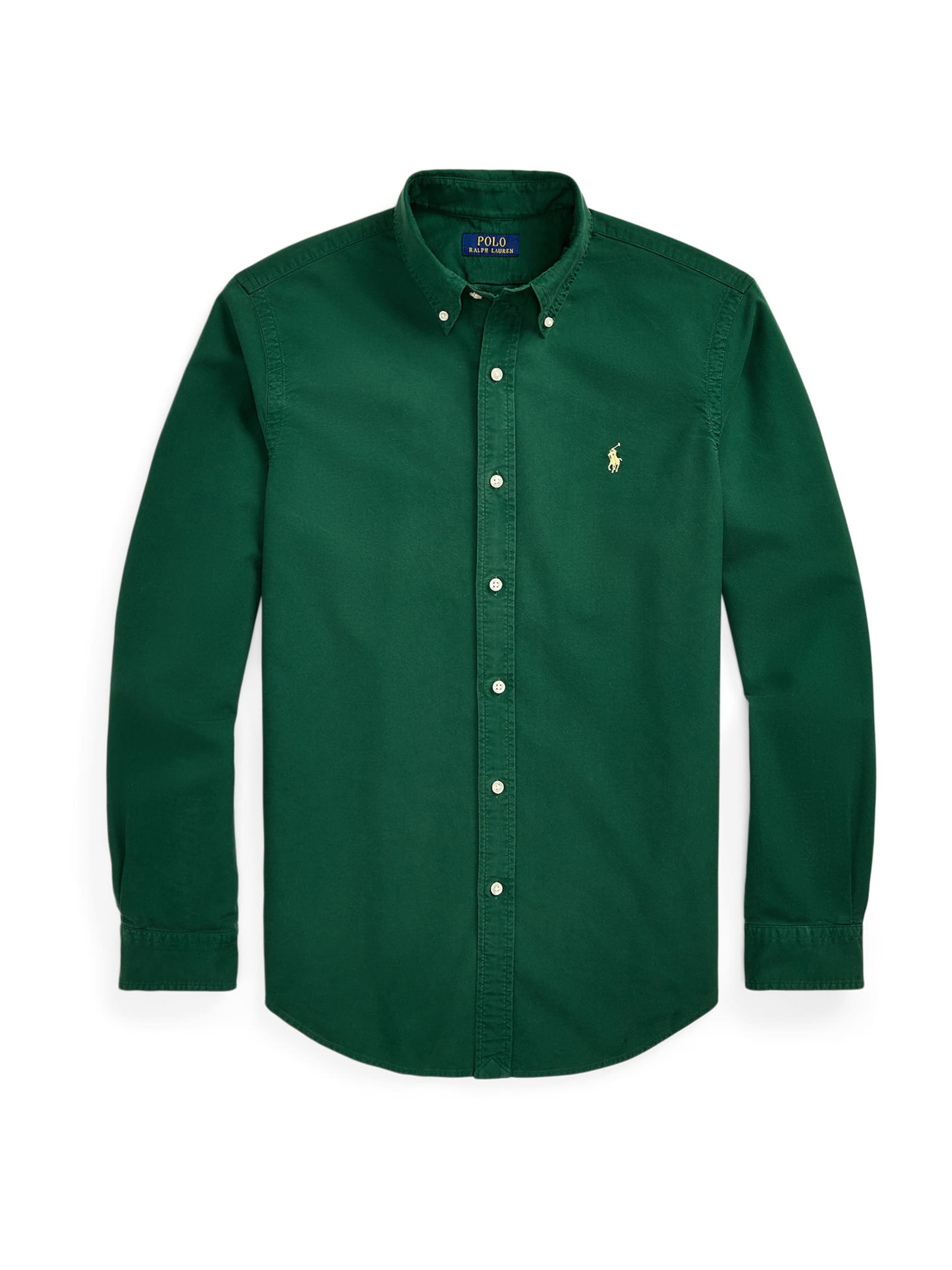 Slim fit Cămașă de la Polo Ralph Lauren pe verde: față