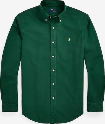 Cămașă de la Polo Ralph Lauren pe verde: față