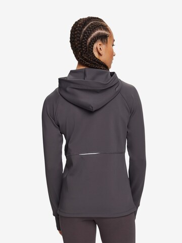 ESPRIT Athletic Zip-Up Hoodie in Grey