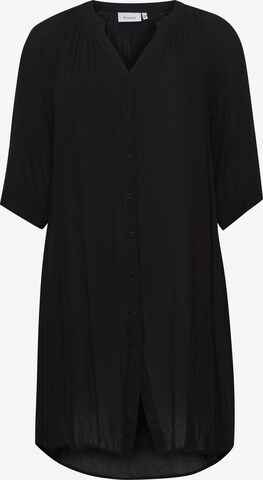 Fransa Curve Shirt Dress 'pjoyce Dr 1' in Black: front