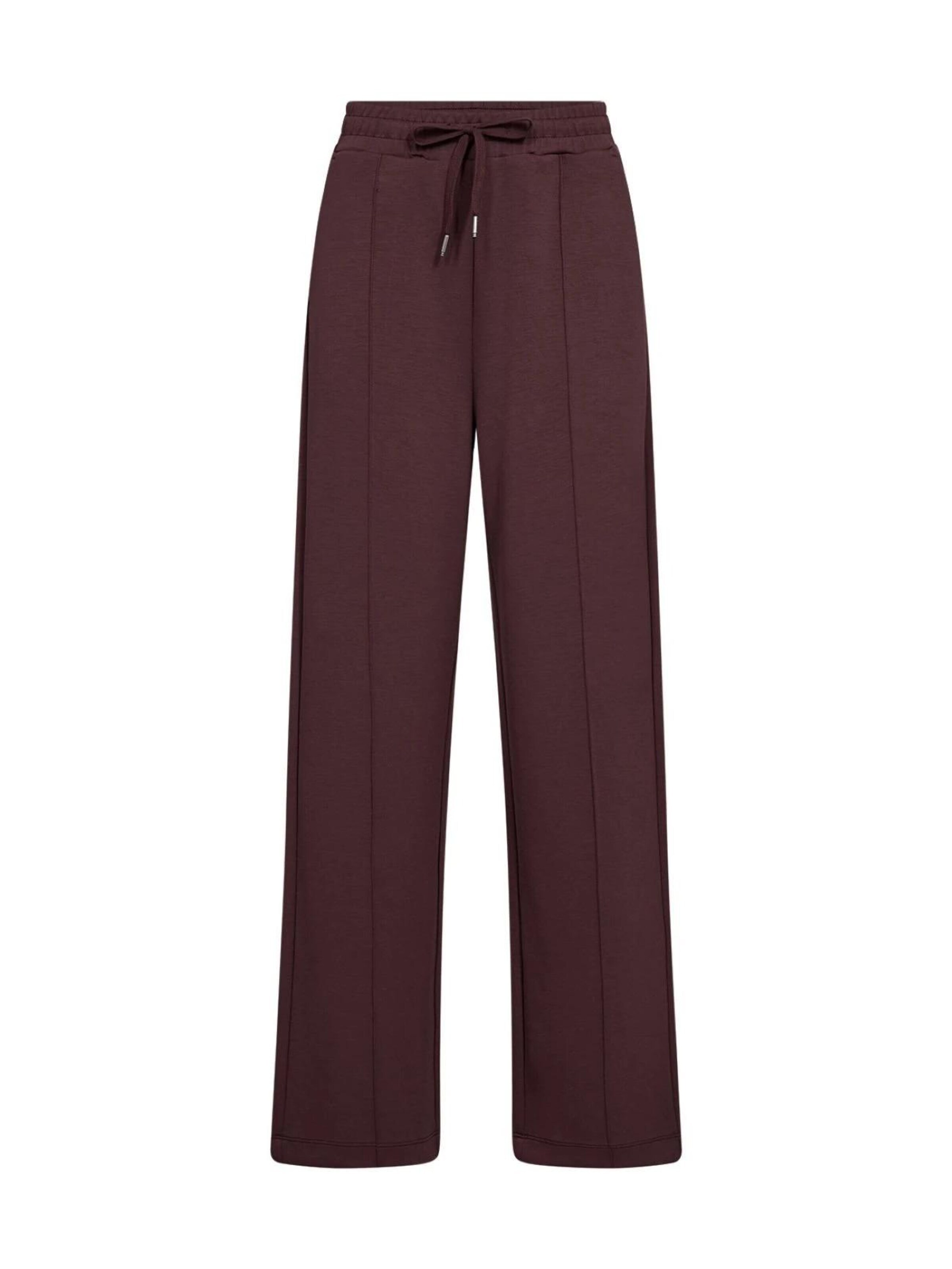 Soyaconcept Regular Broek 'SC-Banu 265 Chocolate broek' in Bruin: voorkant