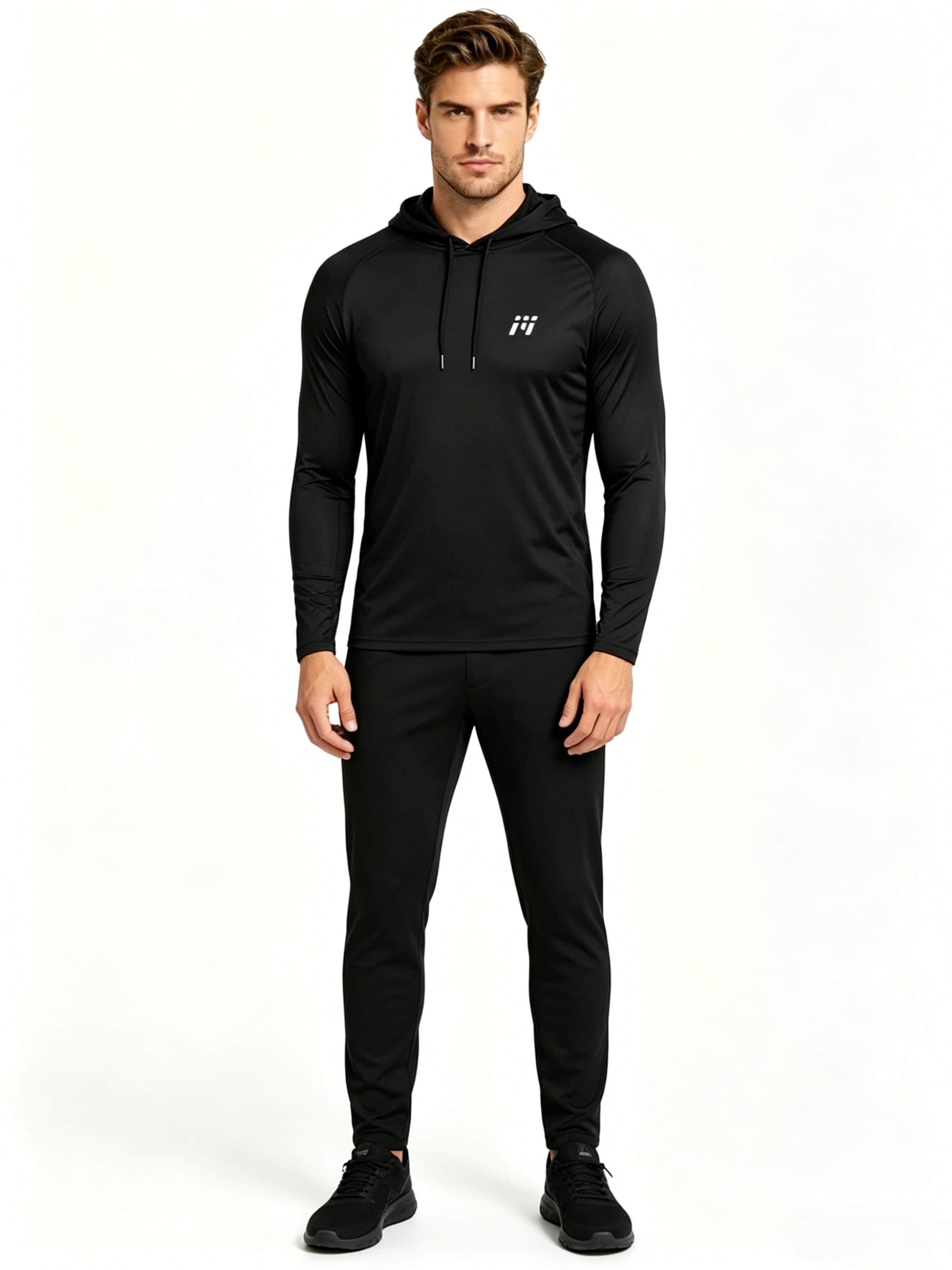 MEETWEE Sweatshirt 'Lightweight Sports Top' in Zwart