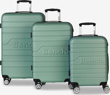 BENCH Suitcase Set in Green: front