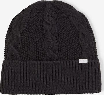 TOM TAILOR DENIM Beanie in Black: front