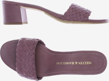 MELVIN & HAMILTON Sandals & High-Heeled Sandals in 37 in Pink: front