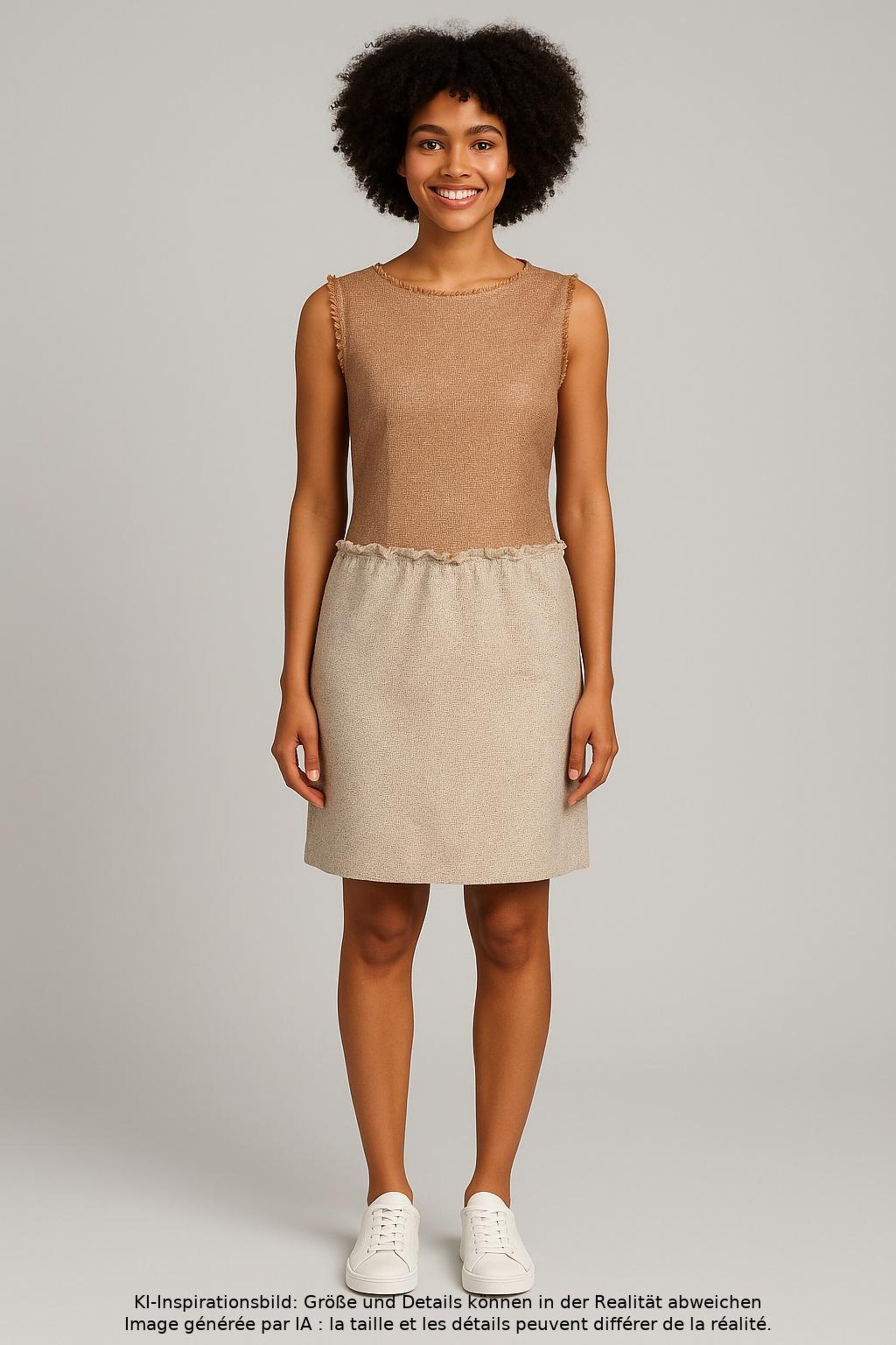 HOSS INTROPIA Dress in XXS in Beige: front