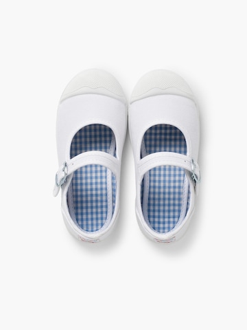 Ballerines Pisamonas en blanc