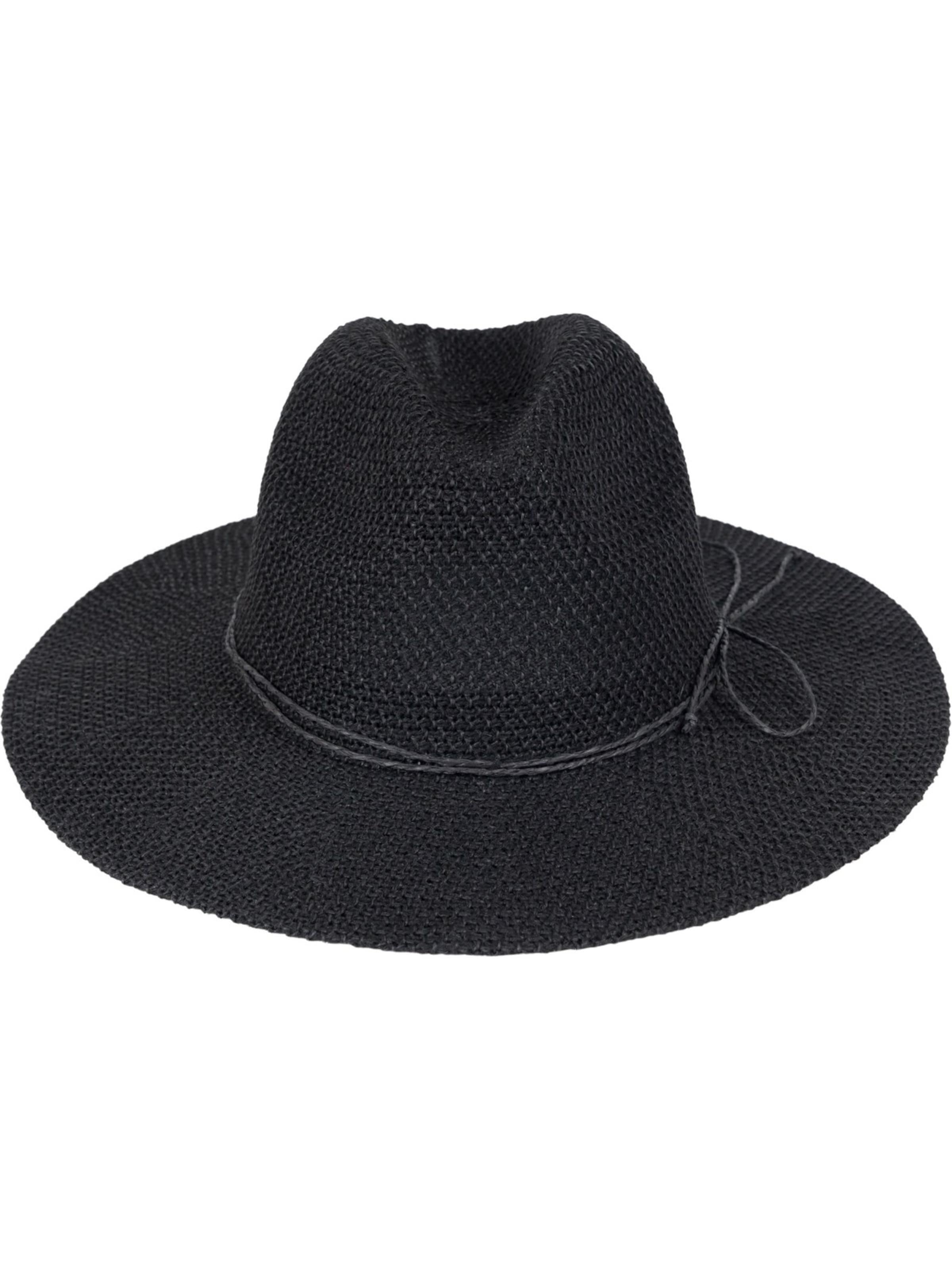 styleBREAKER Hut 'Panama Strohhut'‌ in Schwarz