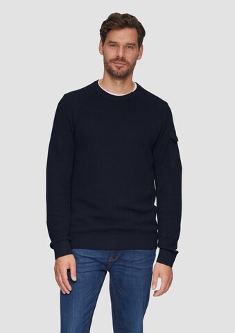 s.Oliver Trui in Blauw: voorkant