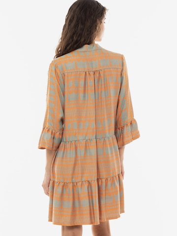 Pink Label Sommerkleid 'BEACHWEAR EMBROIDERY CROWN' in Orange