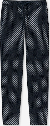 SCHIESSER Pajama Pants 'Mix & Relax' in Blue: front