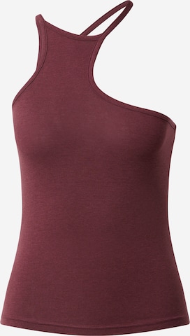 WEEKDAY Top 'Sanguine' in Rood: voorkant