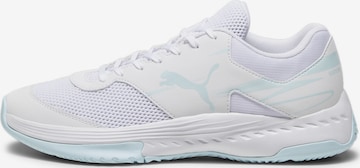 PUMA Athletic Shoes in White: front