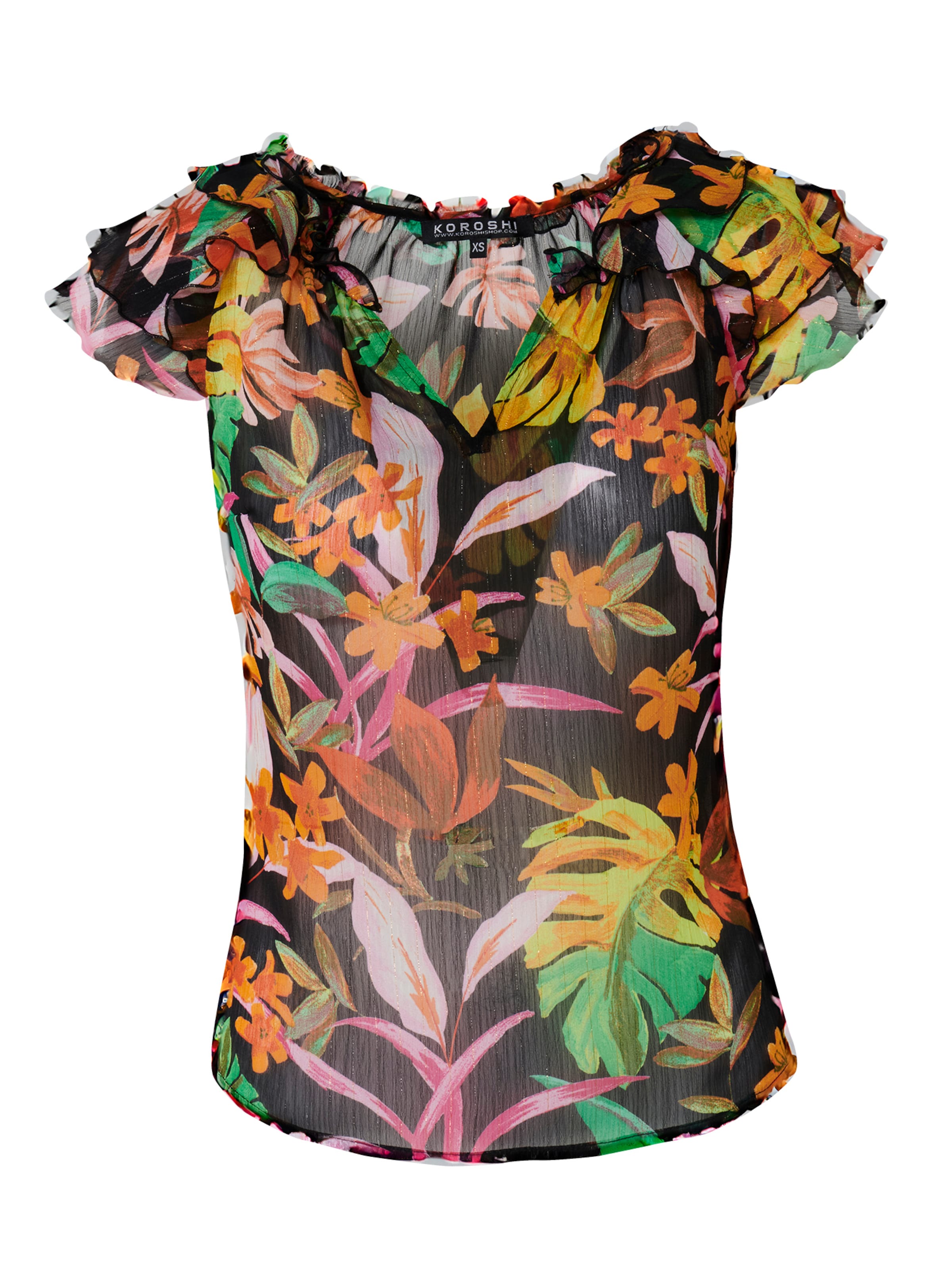 KOROSHI Блузка в Черный: спереди