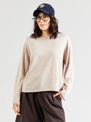 Pull-over 'C_Faprosa' BOSS en beige : devant