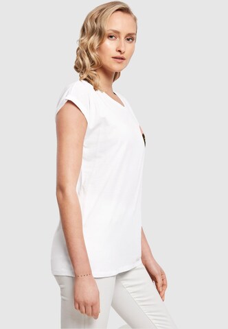 Merchcode T-Shirt 'Summer - Icecream' in Weiß