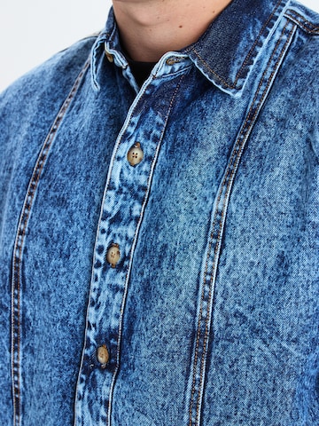 Dxnmxrk Shirt 'DXFalk' in Blue