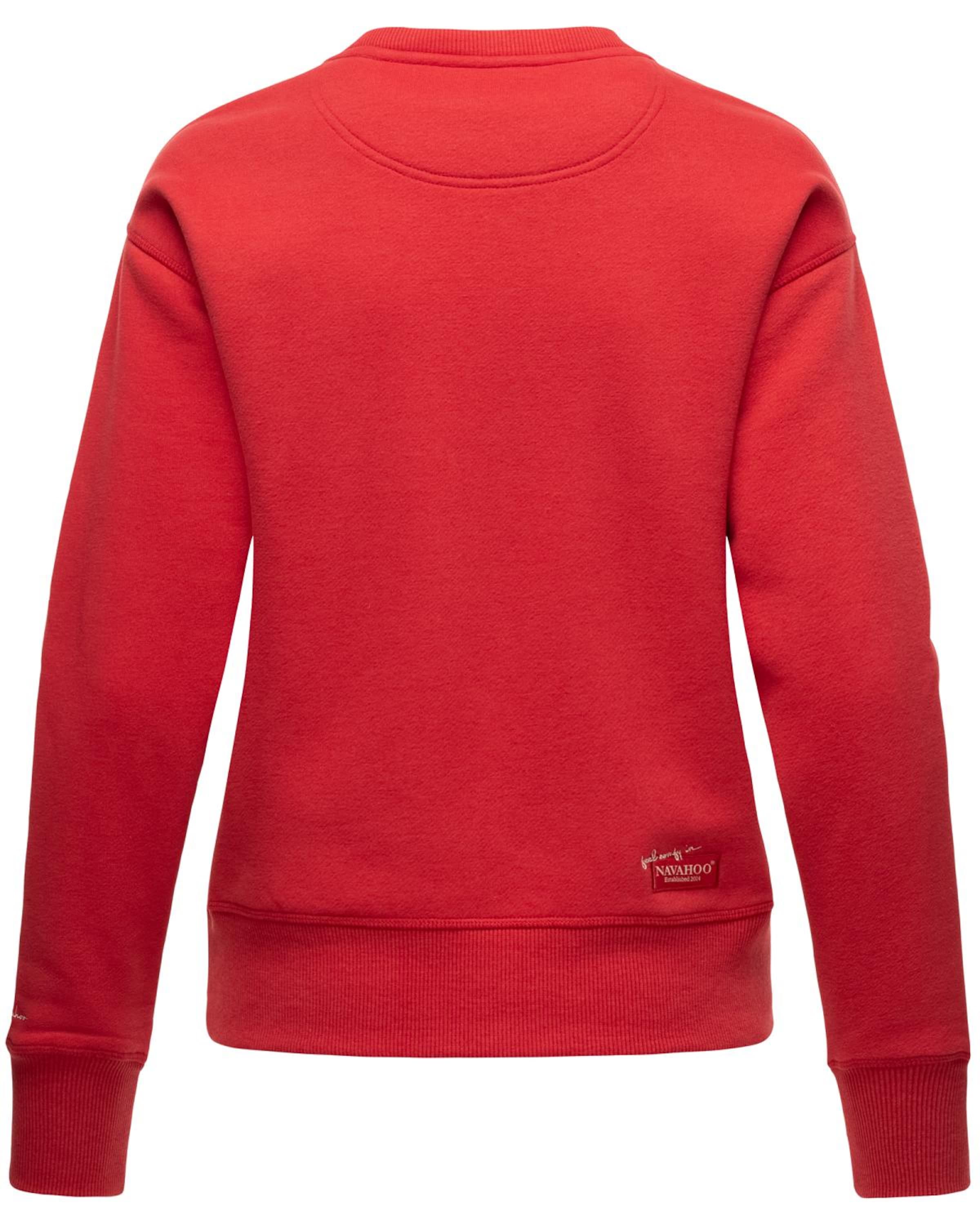 NAVAHOO Sweatshirt in Rot 