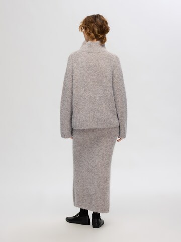 SELECTED FEMME Sweater 'SLFGabella' in Grey