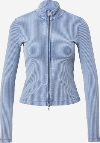 WEEKDAY Sweatjacke 'Tina' in Blau: predná strana