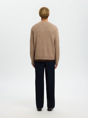 SELECTED - Jersey en marrón