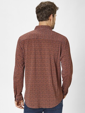 PADDOCKS Regular fit Button Up Shirt in Orange