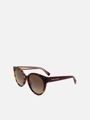 TOMMY HILFIGER Zonnebril in Bruin: voorkant