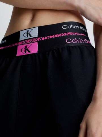 Effilé Pantalon à pince Calvin Klein Underwear en noir