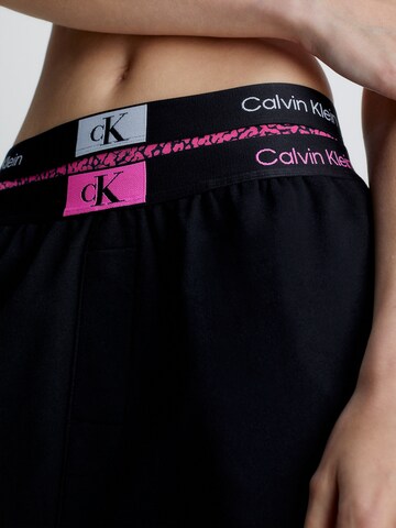 Calvin Klein Underwear Tapered Bandplooibroek in Zwart