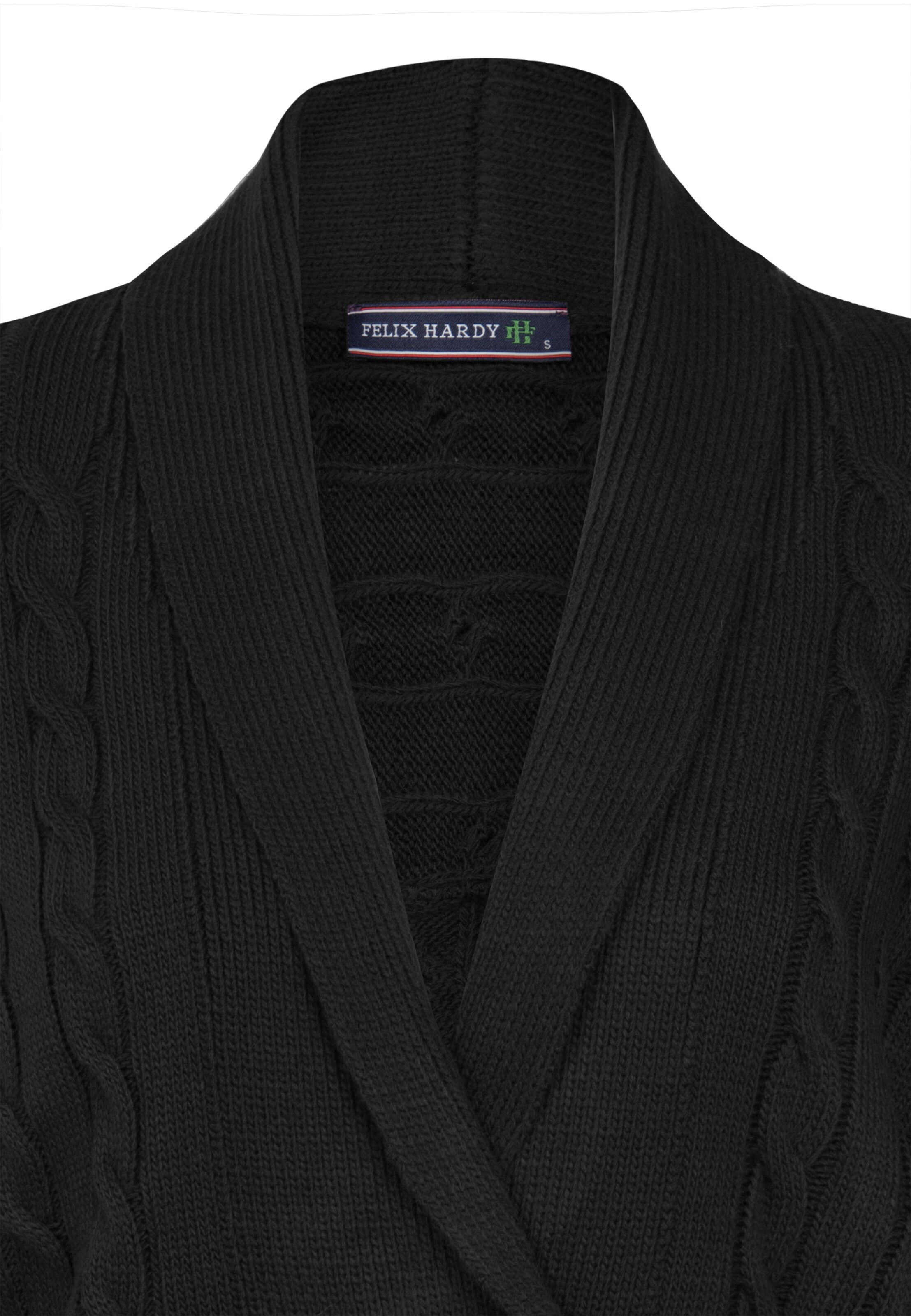 Felix Hardy Knit cardigan in Black