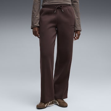 Wide Leg Pantalon 'Class' PUMA en marron : devant