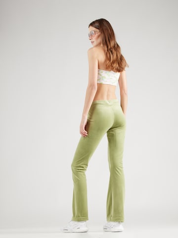 Juicy Couture Bootcut Hose 'LISA 'ALL HAIL JUICY' in Grün