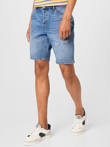 Redefined Rebel Regular Shorts 'Santos' in Blau: predná strana