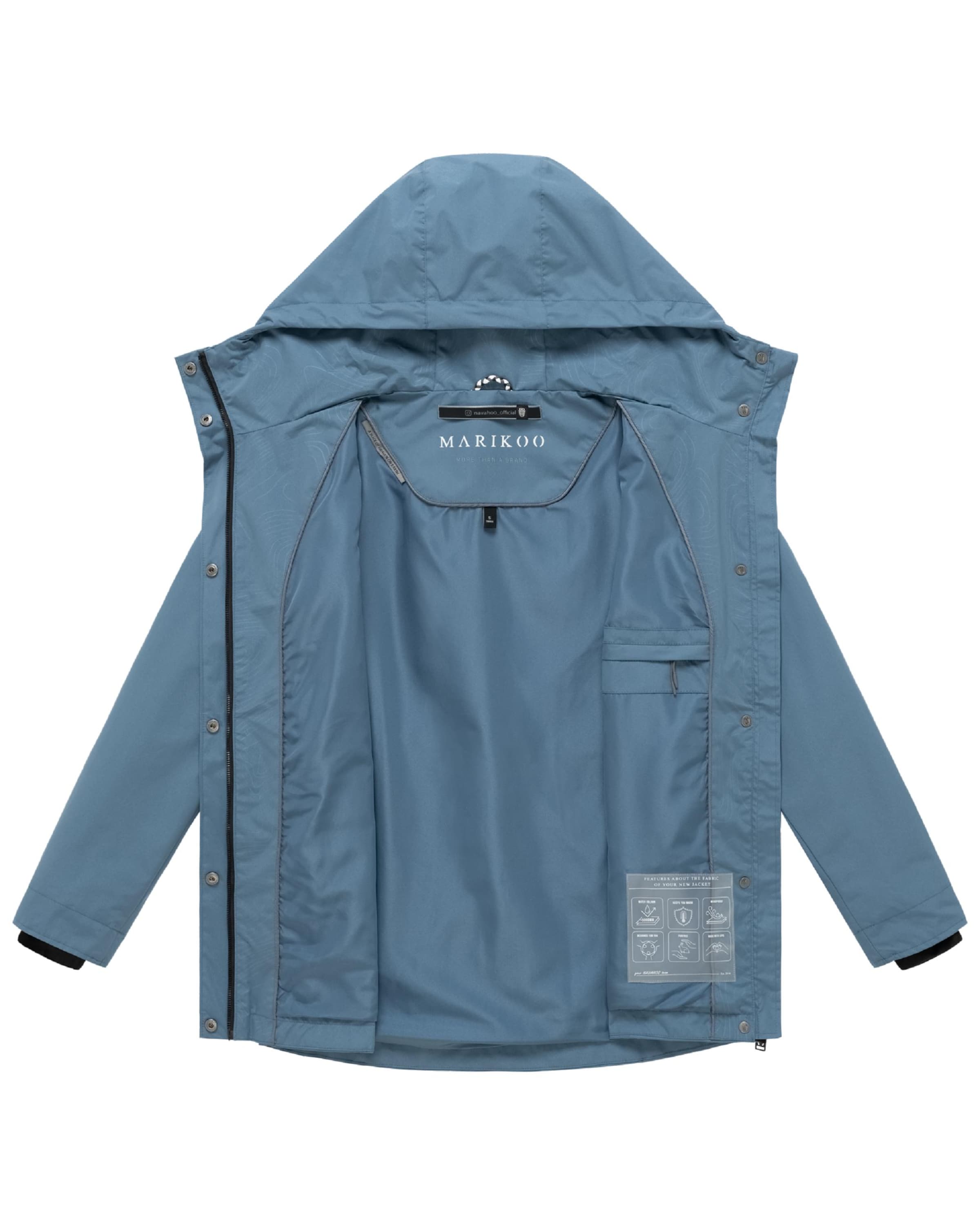 Parka mi-saison 'Bonbonparty 16' MARIKOO en bleu