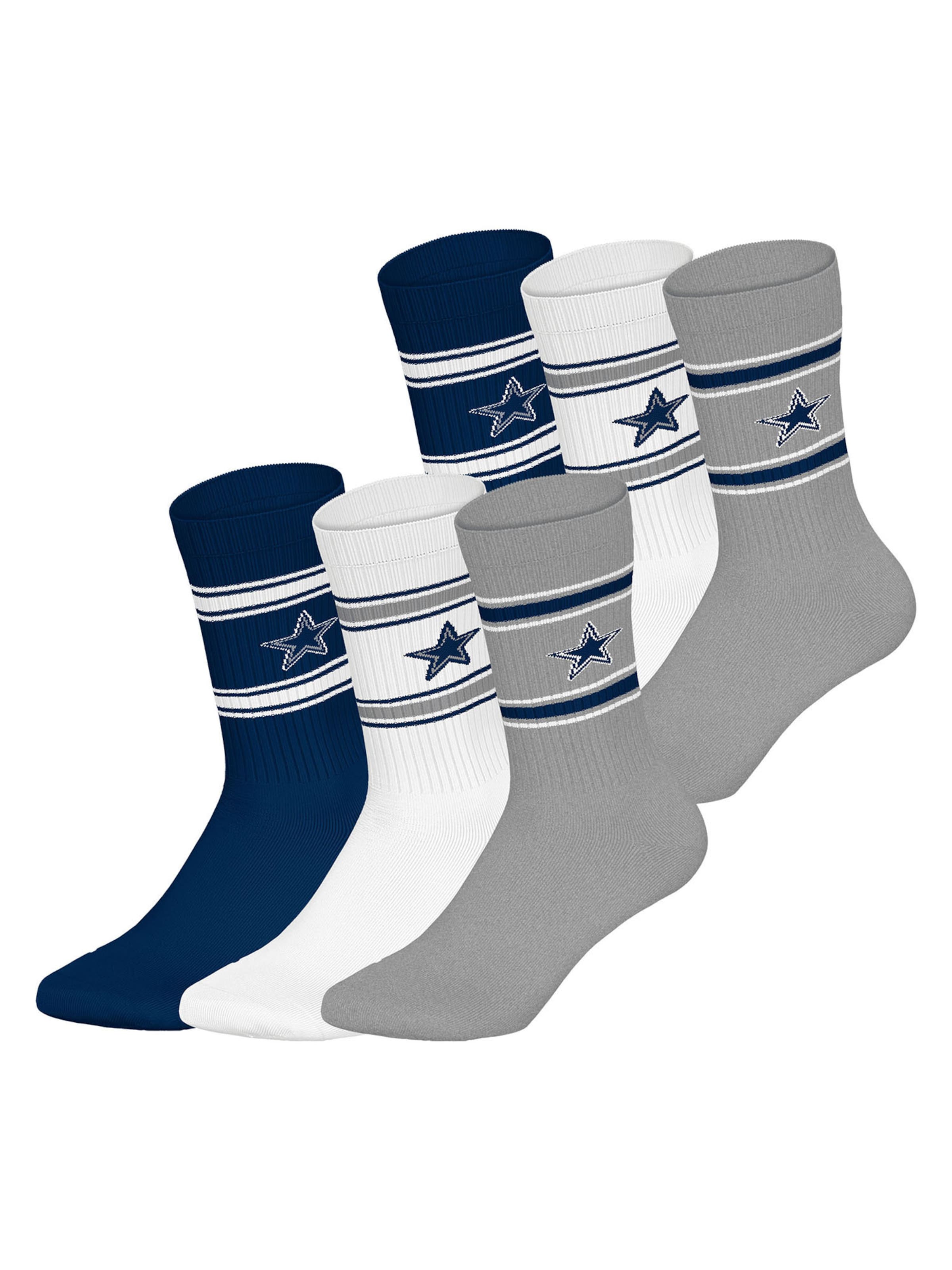 Huddle Socken in Blau: Vorderseite